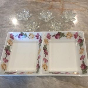 Candy’s dish with beautiful floral designs,great quality